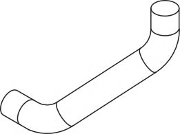 DINEX 70189 Exhaust Pipe